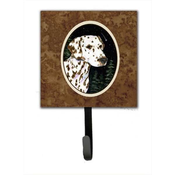 Starry Night Dalmatian Leash Holder Or Key Hook
