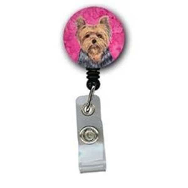 Yorkie Retractable Badge Reel Or Id Holder With Clip