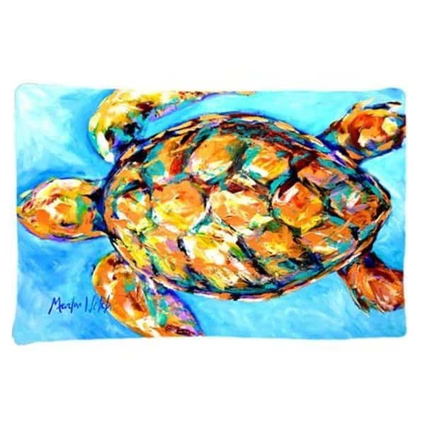 Carolines Treasures MW1150PILLOWCASE 20.5 x 30 in. Sand Dance Turtle Moisture Wicking Fabric Standard Pillow Case