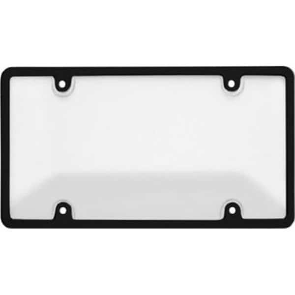Cruiser Accessories 62051 Tuf Combo License Plate Frame and Bubble Shield; Black And Clear, Cruiser Accessories, Mfr#: 62051