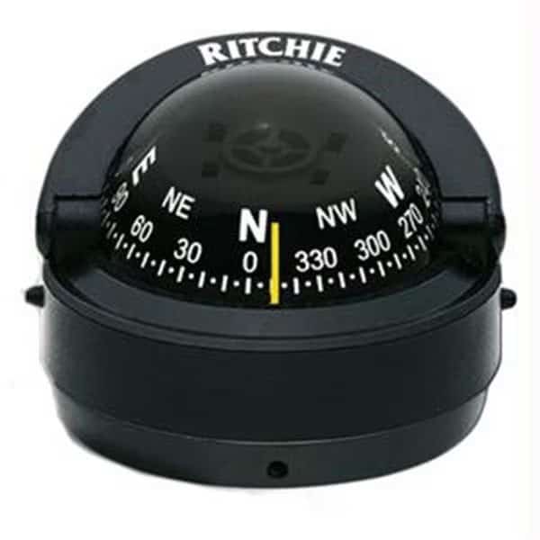 Ritchie Compass S-53 Surface Mount Explorer - Black, Ritchie Compass, Mfr#: S-53