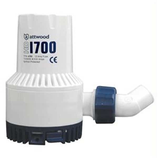 Attwood Heavy-Duty Bilge Pump 1700 Series - 12V - 1700 GPH