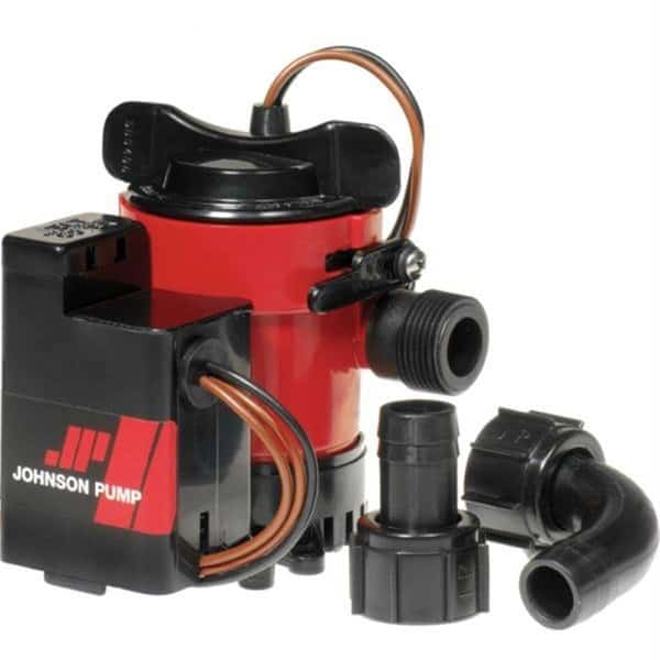 Cartridge Combo 1000GPH Auto Bilge Pump with Switch - 12V