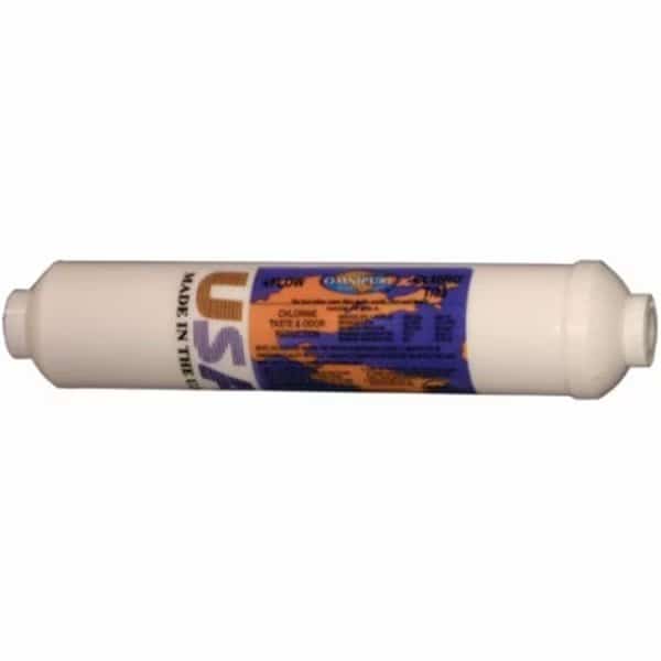 Commercial Water Distributing OMNIPURE-CL10ROT40-B Omnipure OMNIPURE-CL10ROT40-B Carbon Inline Water Filter - .25 in. FPT