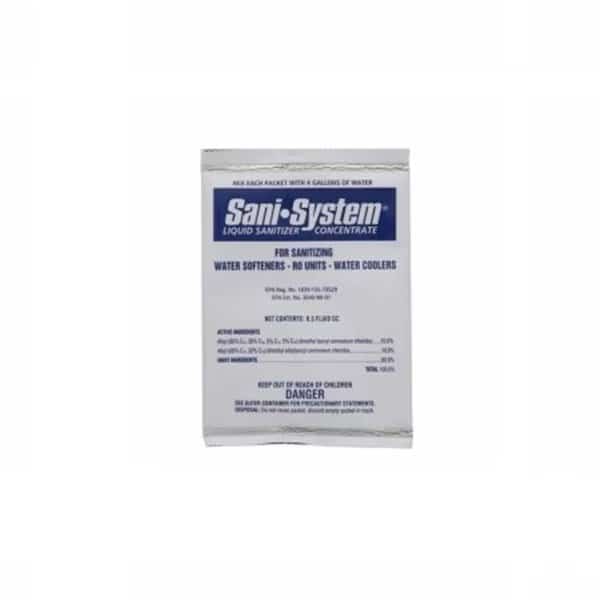 Commercial Water Distributing PRO-PRODUCTS-WS-SANI-SYSTEM-1PK Water Softener Liquid Sanitizer