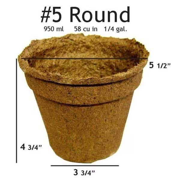 CowPots No 5 Round Pot - 160 pots