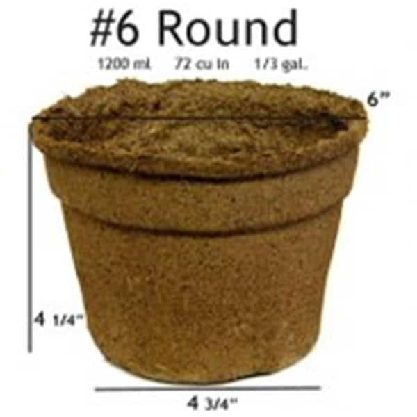 No. 6 Round Pot - 42 pots