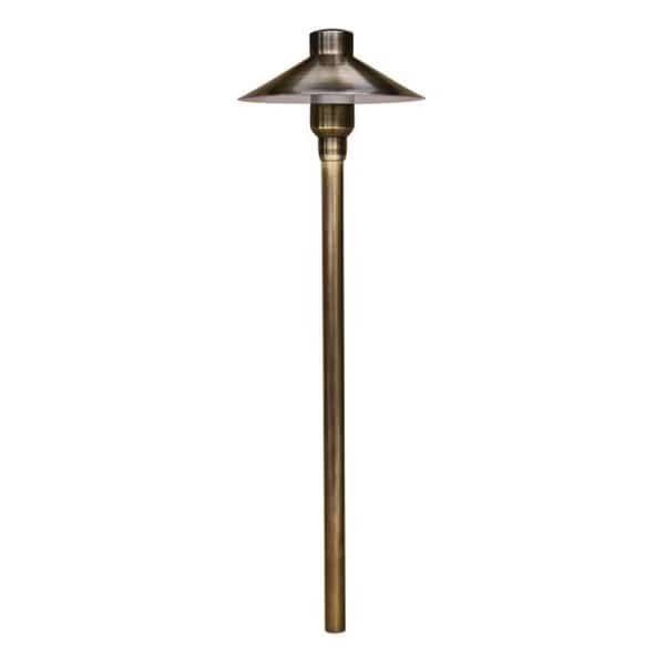 Brass Path, Walkway and Area Light, Antique Brass