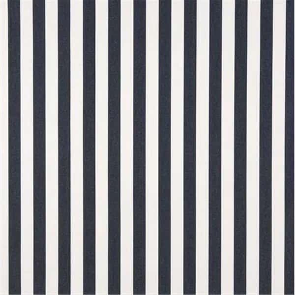 54 in. Wide Navy, Striped Indoor and Outdoor Marine Scotchgard Upholstery Fabric