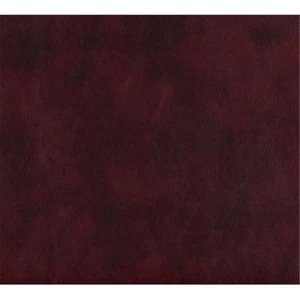 54 in. Wide Burgundy, Smooth Small Leather Grain Upholstery Grade Recycled Leather
