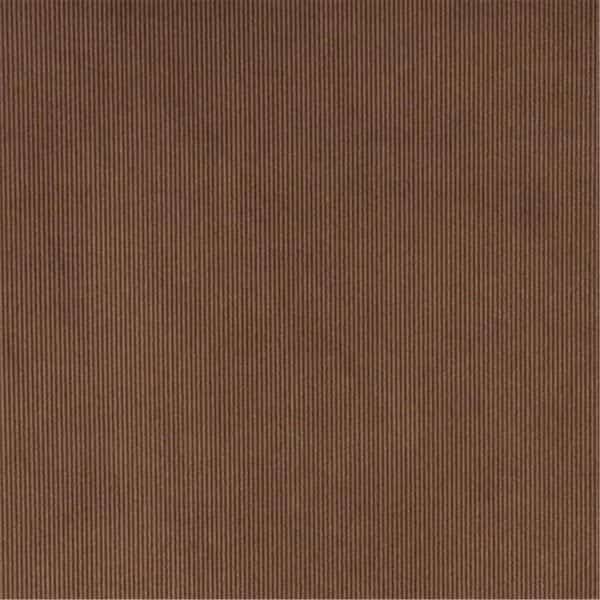 54 in. Wide Brown Thin Solid Corduroy Striped Upholstery Velvet Fabric