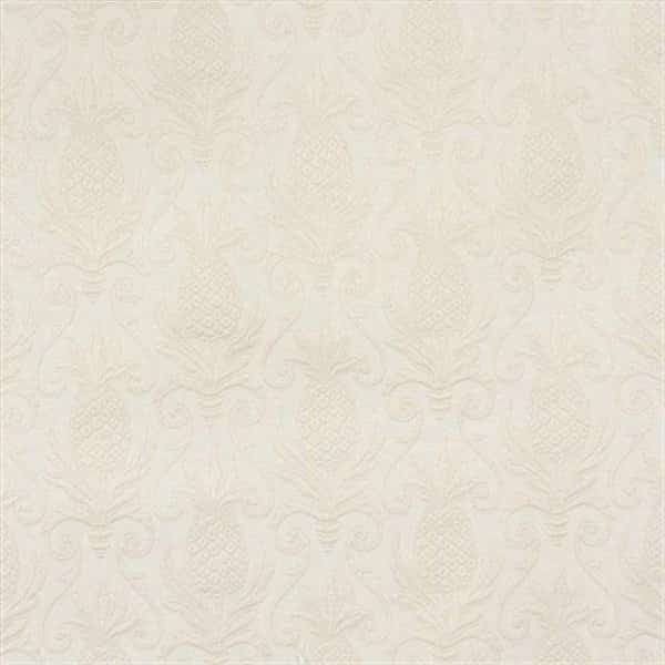 54 in. Wide Off White; Pineapple Jacquard Woven Upholstery Grade Fabric