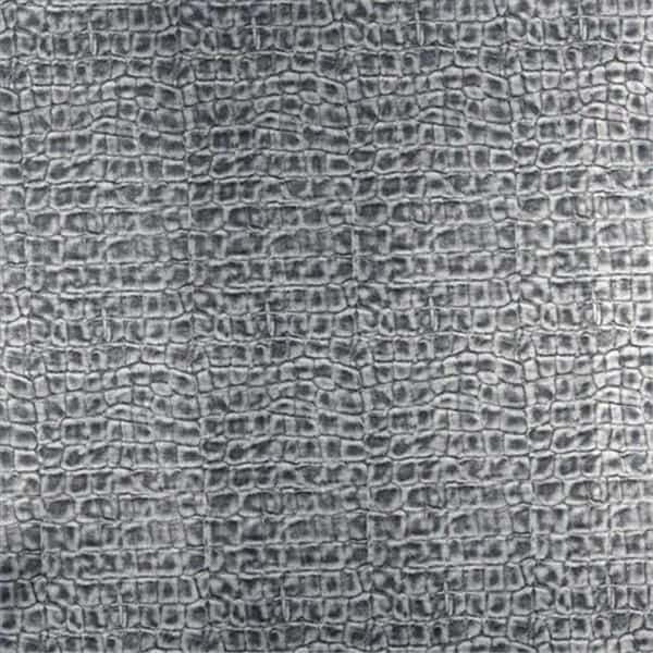 54 in. Wide Gray; Metallic Reptile Faux Leather Vinyl Fabric