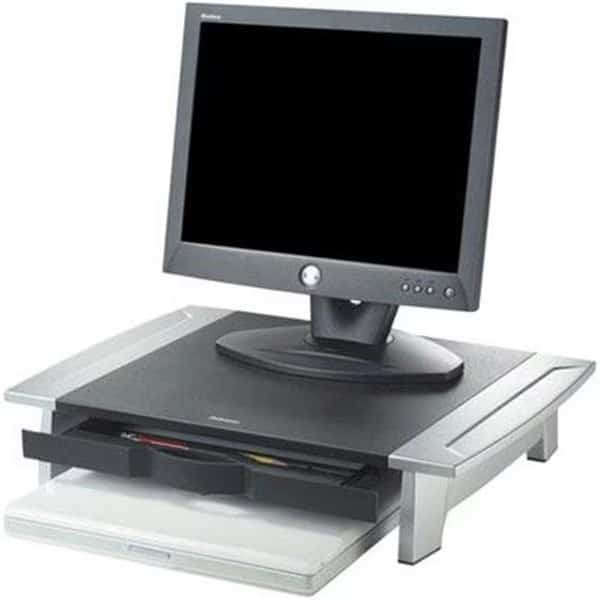 Fellowes 8031101 Monitor Riser Supports 21 in  Monitors