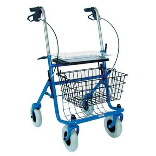 Traditional Steel Rollator - Blue