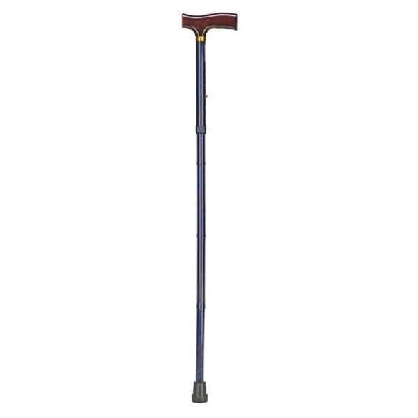 Duro-Med 502-1325-0100 Designer Folding Cane - Derby Handle - Cyclone Blue
