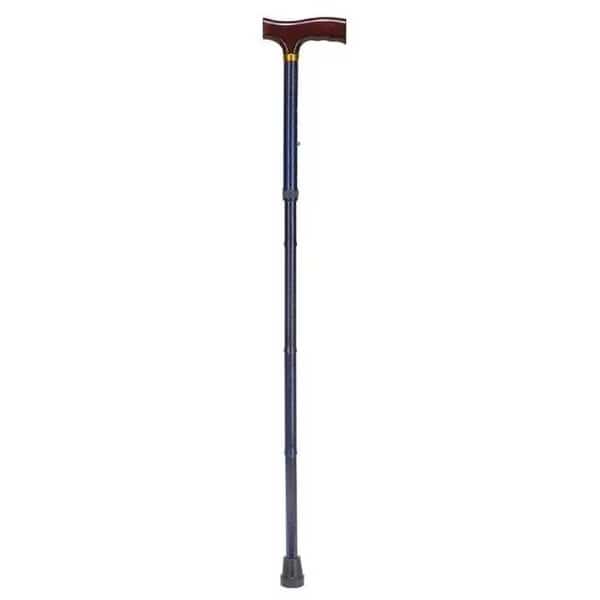Duro-Med 502-1325-9913 Designer Folding Cane - Derby Handle - Blue Ice