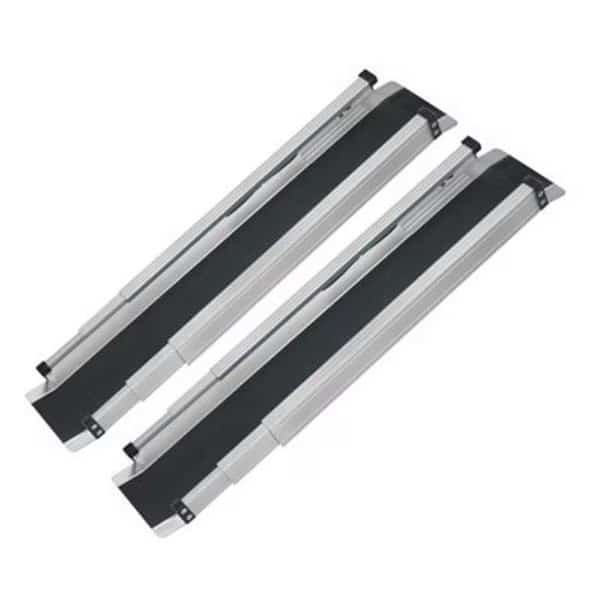 Duro-Med 517-4094-0000 5ft Telescoping Adjustable Wheelchair Ramp - 660lb Weight Capacity