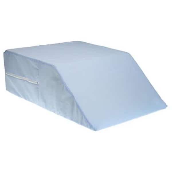 Duro-Med 555-8071-0123 Ortho Bed Wedge With Blue Polyester-Cotton Cover - 8 x 20 x 26