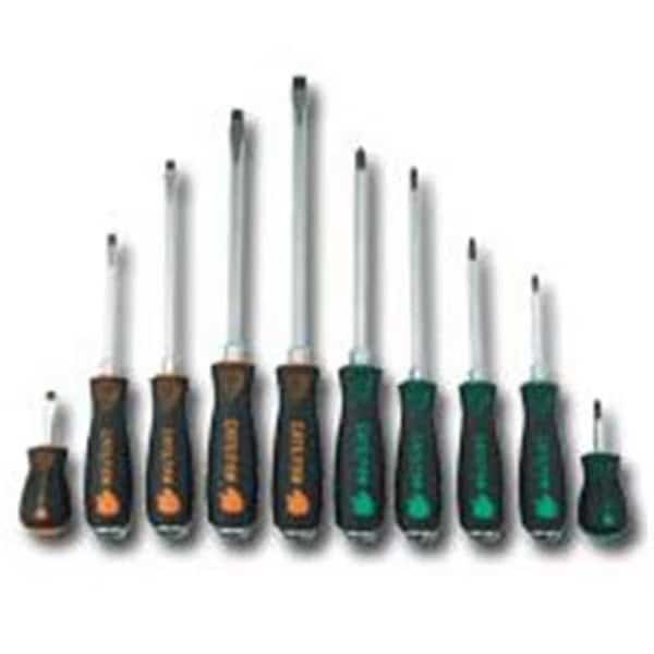 Mayhew MAY66306 CATS PAW 10 Piece Capped End Screwdriver Set
