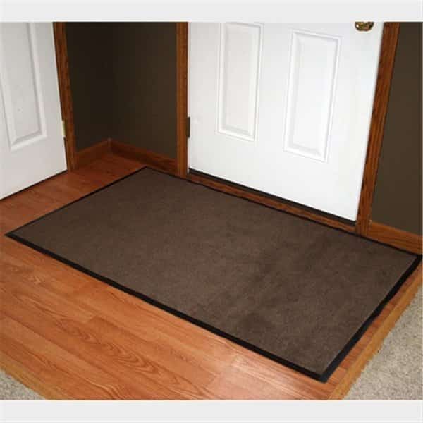 654S0035BN 3 ft. W x 5 ft. L Wipe-N-Walk Entrance Mat in Brown
