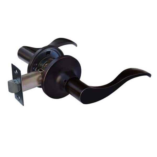Constructor Prelude Passage Lever Door Lock with Knob Handle Lockset; Oil Rubbed Bronze