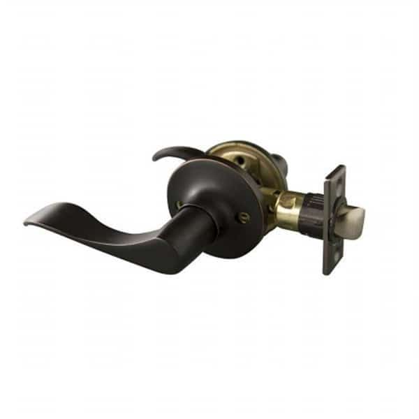 Stratford 6 Way Latch Passage Door Knob; Oil Rubbed Bronze
