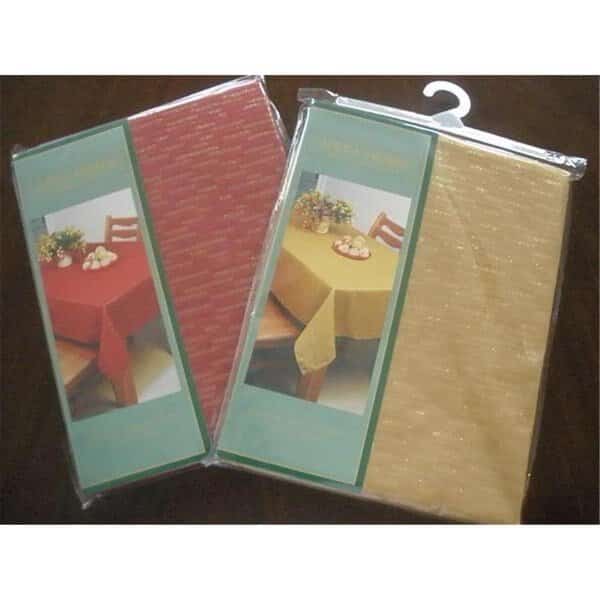 LJC1104-60104G 60 x 104 in. Goldthread Fabric Table Cloth, Gold
