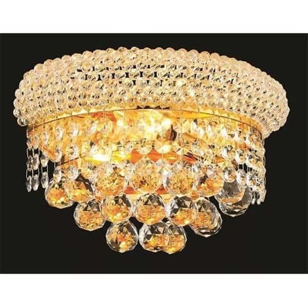 Elegant Lighting 1800W12G-RC 12 x 6 in. Primo Collection Wall Sconce - Royal Cut; Gold
