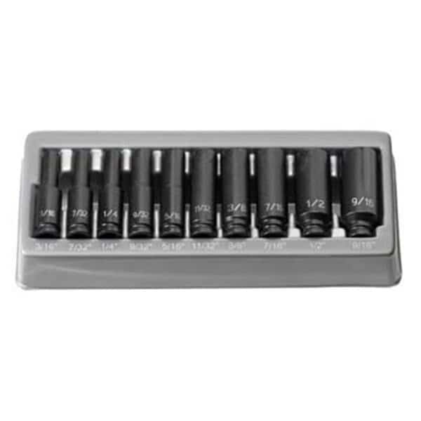 25 in. Surface Drive 10 Piece Deep Set, 10PK