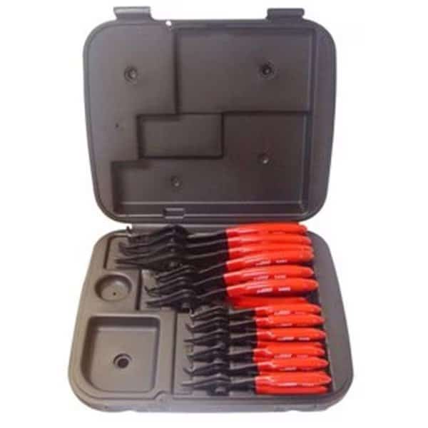 Lang Tools 3495 12 Piece Combination Internal External Snap Ring Pliers Set