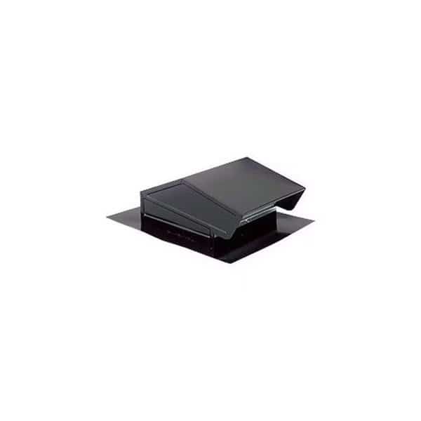 Broan 4510.40 Steel Roof Cap for 6 in. Round Ducting with Backdraft Damper - Black