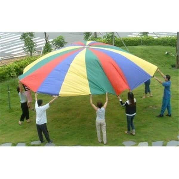 Everrich EVC-0070 4 Color Parachutes - 12 Handles - 12 Feet