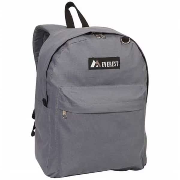 Everest 2045CR-GY 16.5 in. Classic Backpack