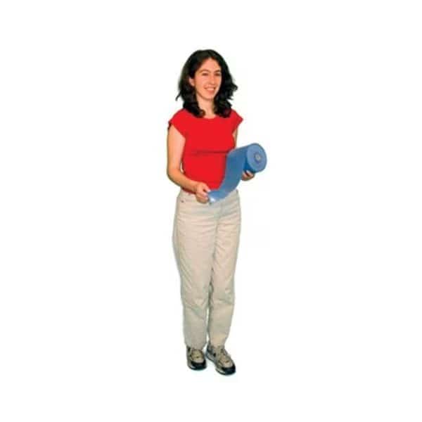 Cando 10-5201 Low Powder Exercise Band - 4ft Ready to Use - Yellow - X-Light