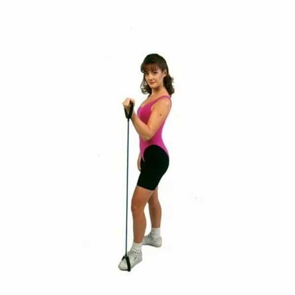 Tubing With Handles Exerciser - 48 Inches Tan - XX-Easy
