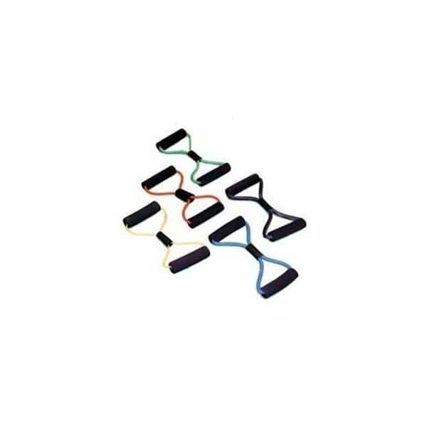 Cando 10-5576 - Tubing BowTie Exerciser - 14 Inches - Silver - XX-Heavy