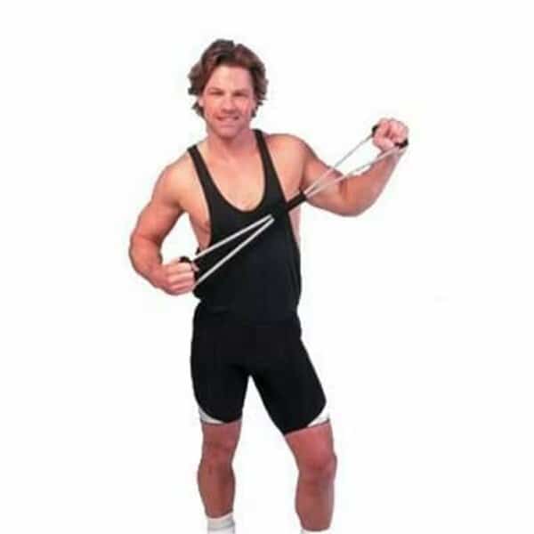 Exercise Tubing BowTie Exerciser - 22 Inch - Blue - Heavy