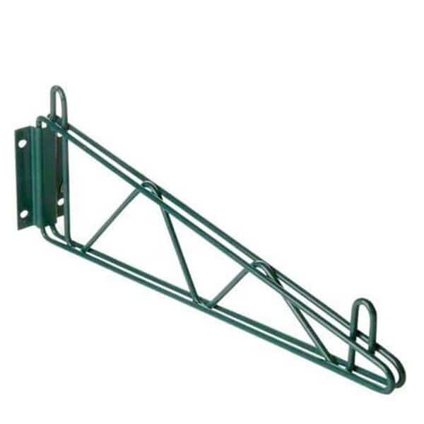Focus Foodservice FWB24SGN 24 in. single wall brackets  green epoxy
