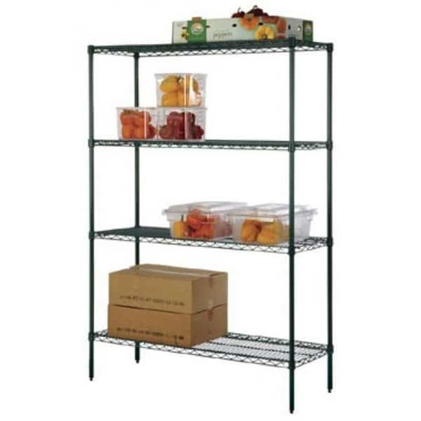 FocusFoodService FF2160G 21 in. x 60 in. Epoxy Wire Shelf - Green