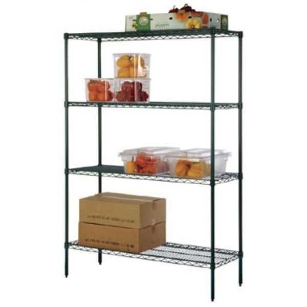 FocusFoodService FF2454G 24 in. W x 54 in. L Epoxy Wire Shelf - Green