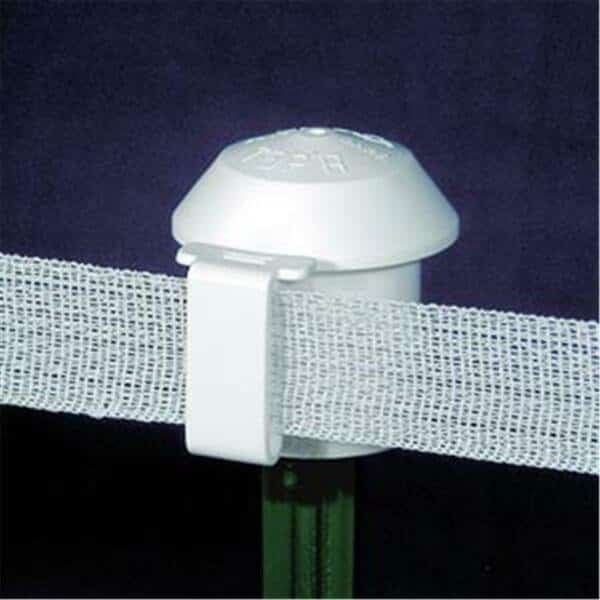 T-Post Cap White, 10PK