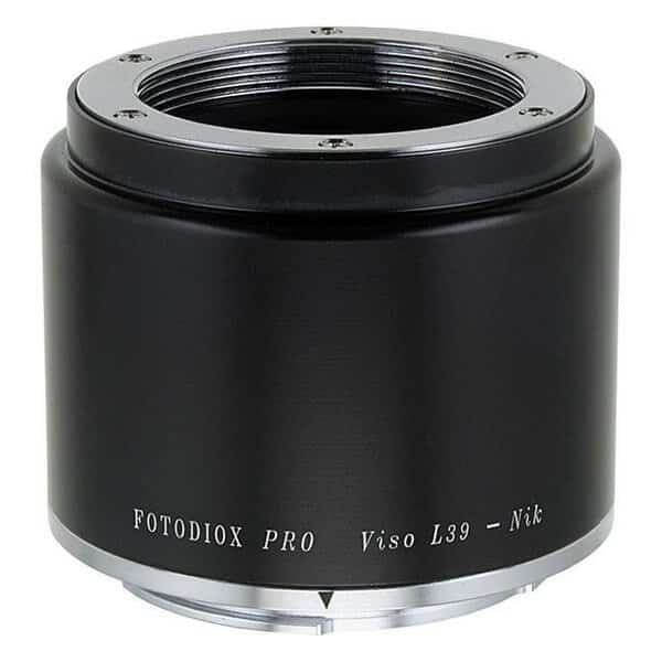 Fotodiox M39-Viso-NikF-Pro Pro Lens Mount Adapter - M39-L39 Visoflex SLR Screw Mount Lens To Nikon F Mount SLR Camera Body