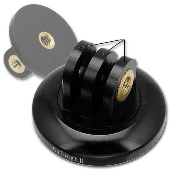 Pro GoTough Camera Tripod Adapter II - Aluminum Tripod Mount, Black