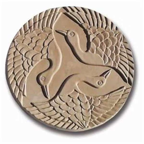 Garden Molds X-CRA8004 Cranes Stepping Stone Mold- Pack of 2