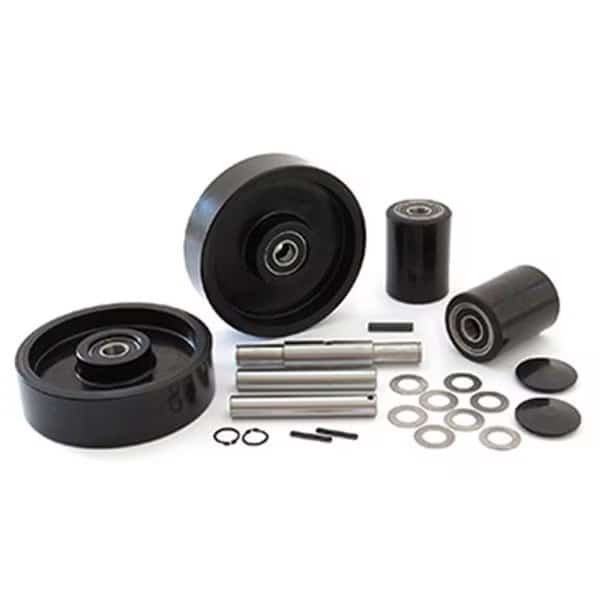 HP25L Complete Wheel Kit for Manual Pallet Jack - Black