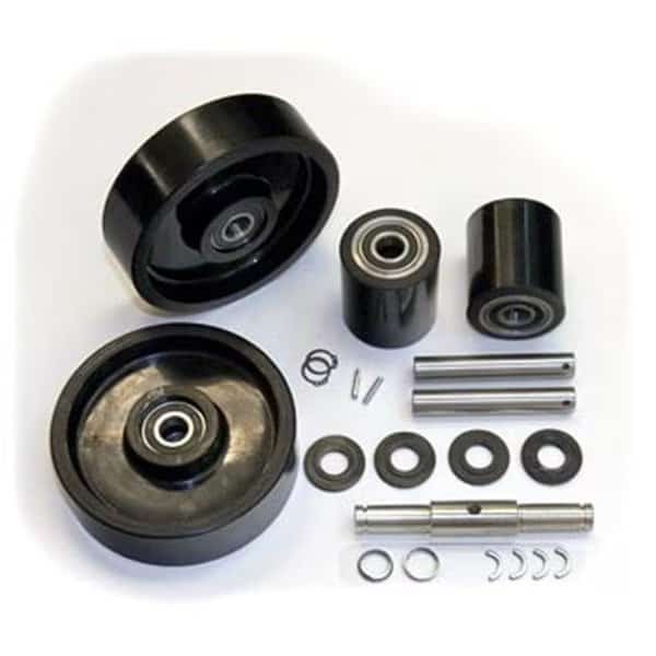 Mobile GWK-MLX55-CK MLX55 Complete Wheel Kit for Manual Pallet Jack - Black