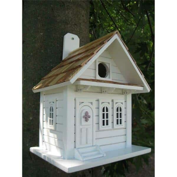 Shotgun Cottage Birdhouse - White - Fledgling Series