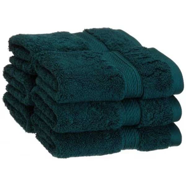 900GSM Egyptian Cotton 6-Piece Face Towel Set  Teal