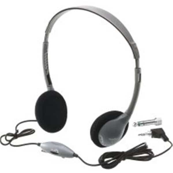 SchoolMate Personal Mono - Stereo Headphone with in-line Volume